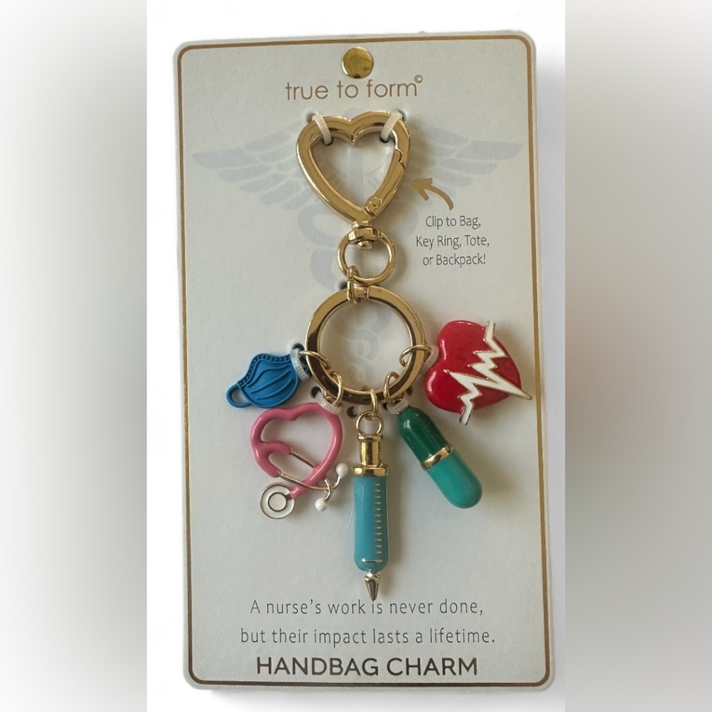 True to Form NURSE Keychain Bag Charm - Picture 2 of 2